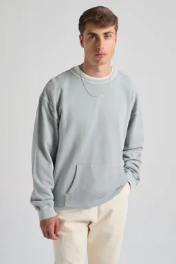 Trendsplant Trendsplant Herren vegan Sweatshirt Hangar Quarry Blue – Produktbild 1 von 1
