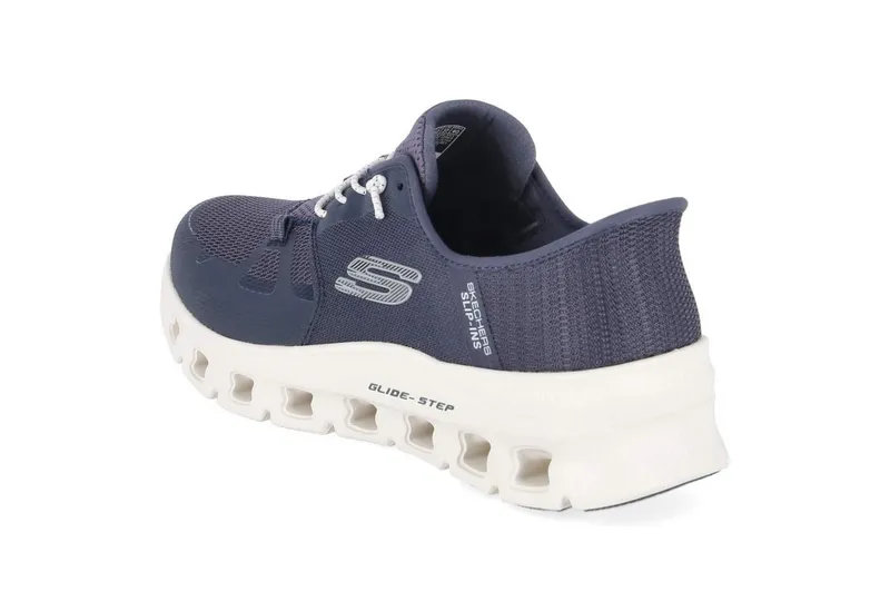 Skechers Skechers Slip On Sneaker 232930 NVY Herren Textil & Synthetik blue Schnürschuh, Blau, – Produktbild 4 von 6