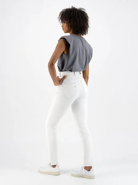 MUD Jeans MUD Jeans Skinny Jeans - Sandy - aus Bio-Baumwolle, Weiß (off-white), – Produktbild 3 von 4
