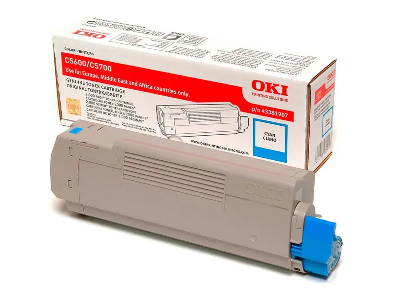 OKI Oki Toner 43381907 cyan – Produktbild 1 von 1