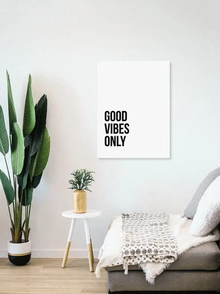 Photocircle Photocircle Poster / Leinwandbild - Good Vibes Only No5 – Produktbild 4 von 4