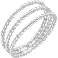 pakilia pakilia Silber Ring Kordel dreifach Fair-Trade und handmade – Produktbild 1 von 1