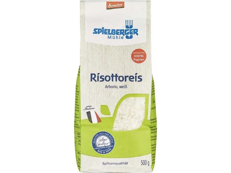 Spielberger Mühle Spielberger Mühle Bio-Risottoreis Arborio weiß, demeter, 500 g – Produktbild 1 von 1