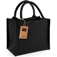 Westford Mill Westford Mill Jute Tasche Gift Bag Geschenktasche, Schwarz, – Produktbild 1 von 1