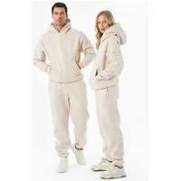 ORGANICATION ORGANICATION PARKERR | Essentials Travel Unisex Jogginghose aus Bio-Baumwolle & Recyceltem Polyester, Off white, – Produktbild 1 von 1