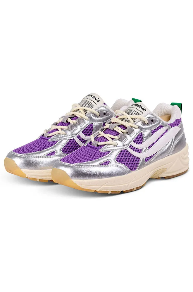 Genesis Genesis Damen vegan Sneaker G-Eco 99 Multi Silver Lavender Off White, Grau, – Produktbild 1 von 2