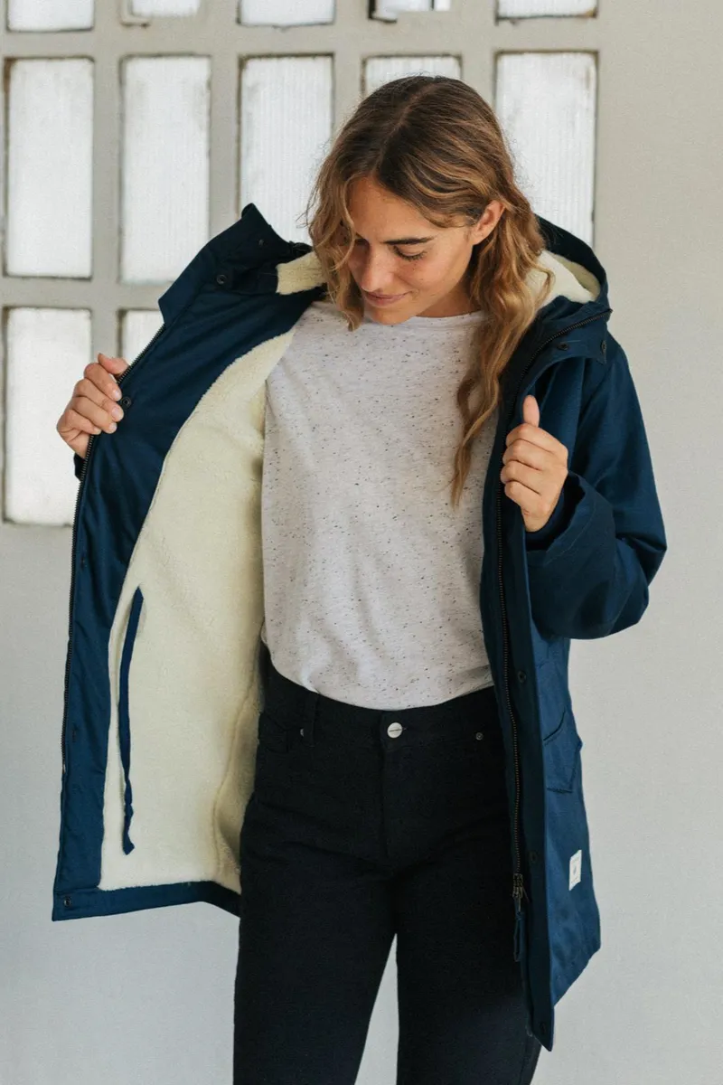 TWOTHIRDS TWOTHIRDS Damen vegan Jacke Pinta Navy Nord, Blau, – Produktbild 2 von 2