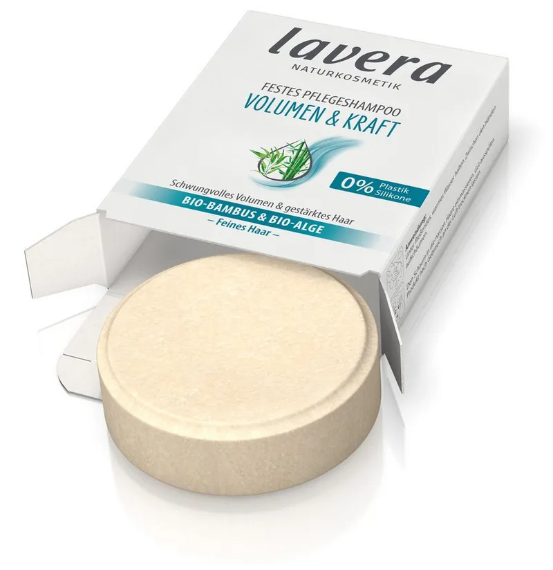 lavera lavera Festes Pflegeshampoo Volumen & Kraft – Produktbild 5 von 6
