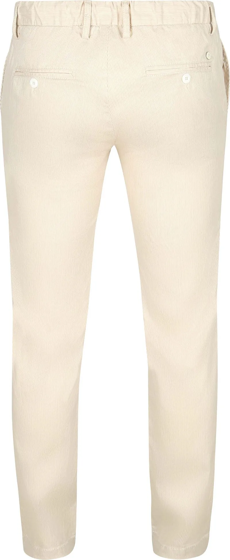 Alberto Alberto Hose Jump Stripe Ecru - Größe W 32 - L 34, Beige, – Produktbild 4 von 4