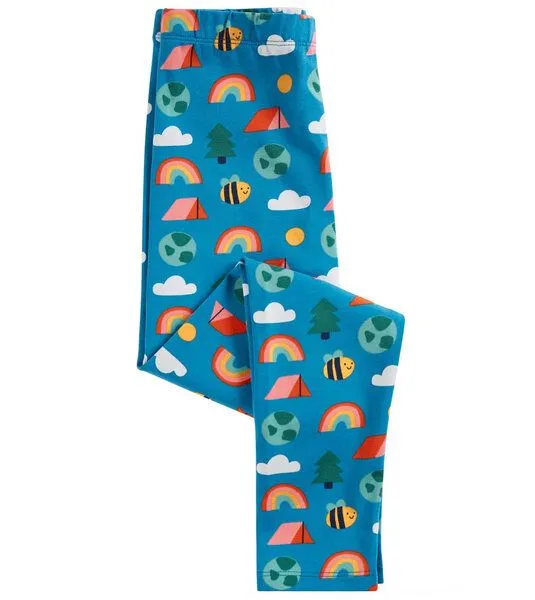 Frugi Frugi Bunte Mädchen Leggings aus Bio-Baumwolle – Produktbild 2 von 6