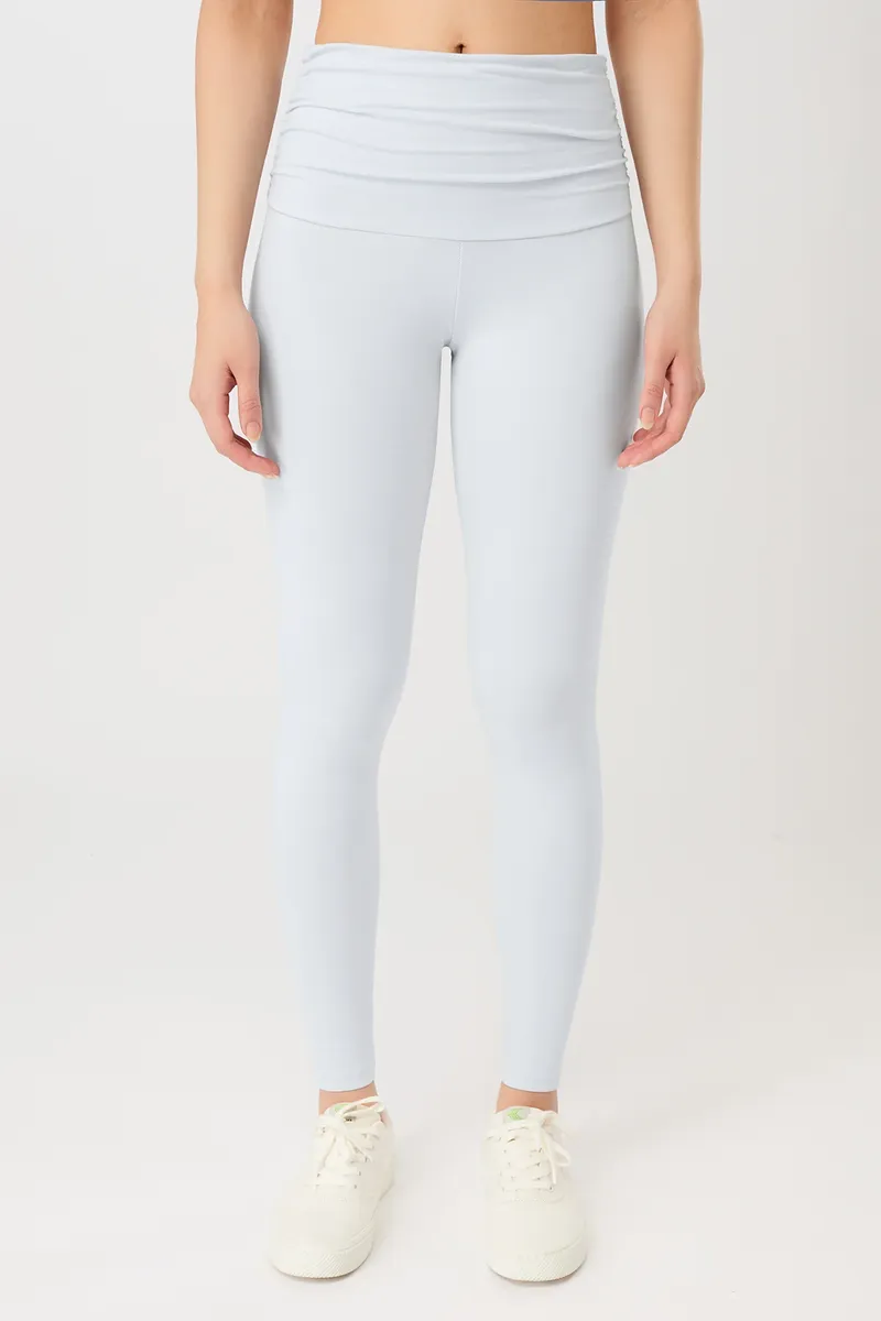 mandala MANDALA Damen vegan Leggings Pilates Strumpfhose Baby Blau, Extra hellblau, – Produktbild 1 von 2