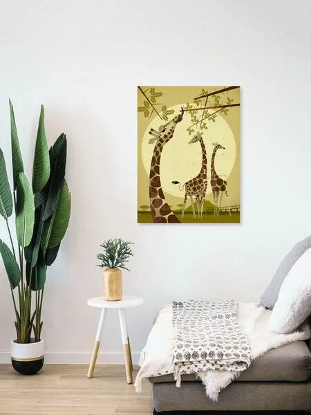 Photocircle Photocircle Poster / Leinwandbild - Giraffen – Produktbild 4 von 4