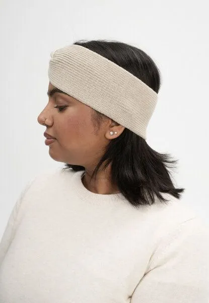 MELA Stirnband MEENA | von MELA | Fairtrade & GOTS zertifiziert, Kiesel melange, – Produktbild 2 von 4