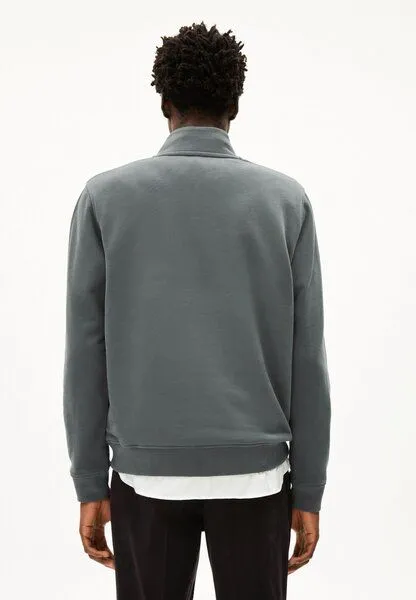 ARMEDANGELS ARMEDANGELS WAARLO LOOP Herren Sweatshirt aus Bio-Baumwolle, Space steel, – Produktbild 2 von 4