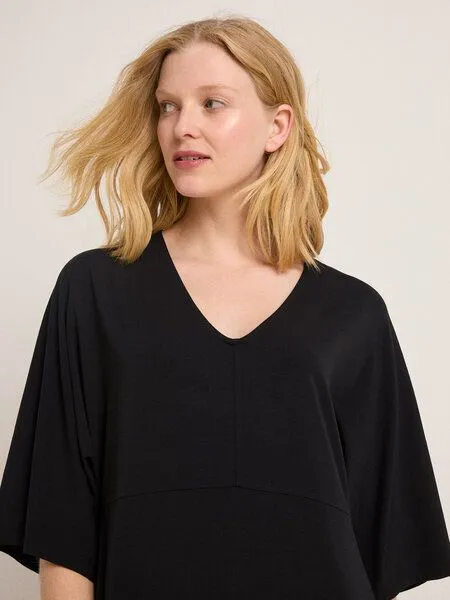 LANIUS LANIUS Kleid aus Bio-Baumwolle und TENCEL Lyocell, Black, – Produktbild 3 von 4