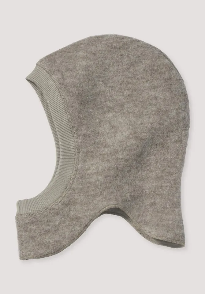 hessnatur hessnatur Fleecemütze aus reiner Bio-Baumwolle (1-St), Grau, – Produktbild 1 von 2