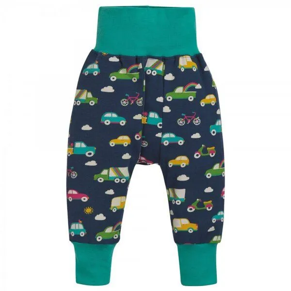 Frugi Frugi Pumphose Autos Space Blue Rainbow Roads – Produktbild 3 von 3