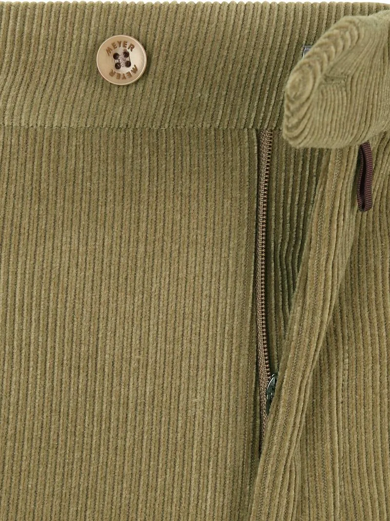 Meyer Meyer Hose Roma Wool Corduroy Mais - Größe 27, Grün, – Produktbild 3 von 4