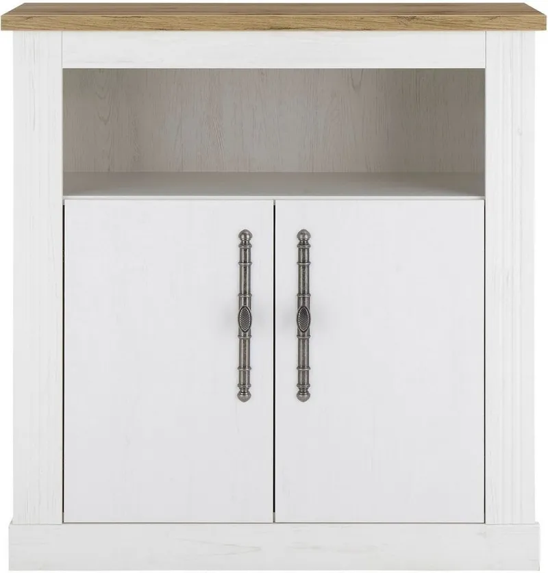 OTTO home Kommode WESTMINSTER (Breite ca. 92 cm), im romantischen Landhausstil, Weiß, – Produktbild 3 von 5