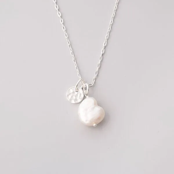 fejn jewelry fejn jewelry Kette big pearl, Silber, – Produktbild 1 von 1
