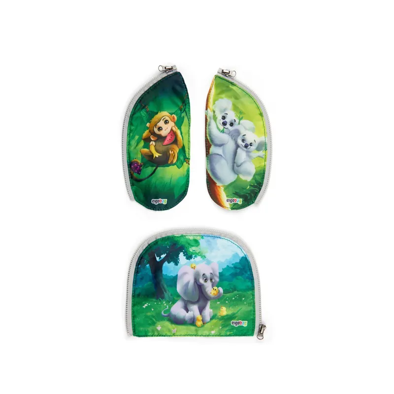 Ergobag Ergobag Schulzubehör Zippies-Set, 3-teilig Zoobabies, Multicolored, – Produktbild 1 von 1