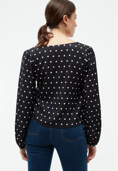 Givn Berlin Givn Berlin Bluse GBTIARA aus LENZING ECOVERO, Schwarz, – Produktbild 4 von 4