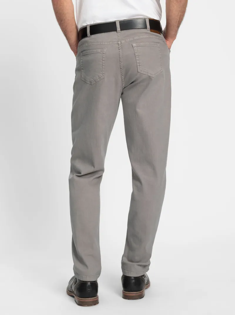 marco donati 5-Pocket-Hose, Steingrau, – Produktbild 2 von 3