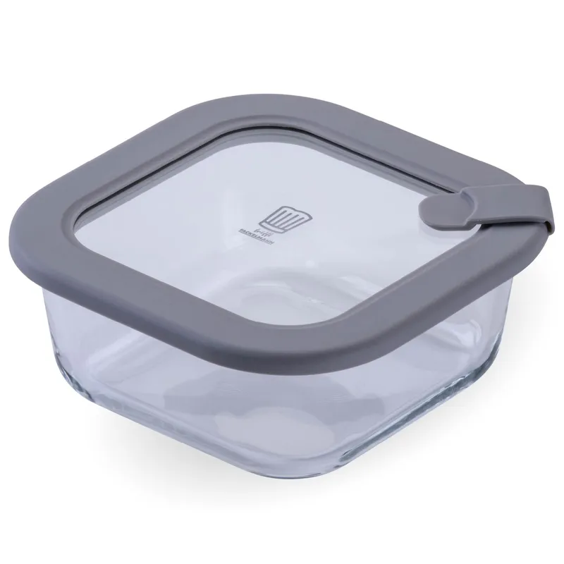 Chefkoch trifft Fackelmann Chefkoch trifft Fackelmann Vorratsdose Glas, eckig, 520ml – Produktbild 1 von 3