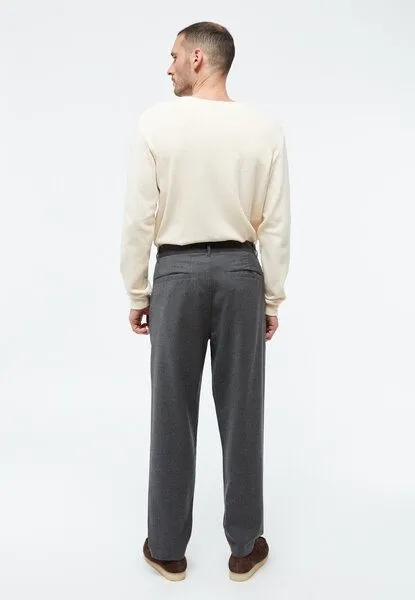 Givn Berlin Givn Berlin Hose GBLORENZ aus Wolle mit Bundfalten, Medium grey, – Produktbild 5 von 7