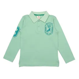 Walkiddy Mädchen Langarmshirt „Meadow“ hellgrün aus GOTS-zertifizierter Bio-Baumwolle – Walkiddy – Produktbild 1 von 1