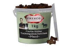 Fresco Dog Martin Rütter Trainingsknöchelchen 1kg, Hunde Leckerli Pferd, Snack für: Hunde, hypoallergen, getreidefrei, hoher Fleischanteil – Produktbild 1 von 1