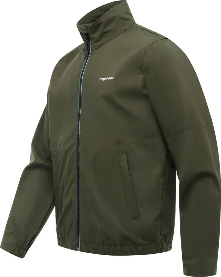 ragwear ragwear Funktionsjacke Collwie Bonded Wasserdichte Übergangsjacke mit Stehkragen, Grün, – Produktbild 3 von 5