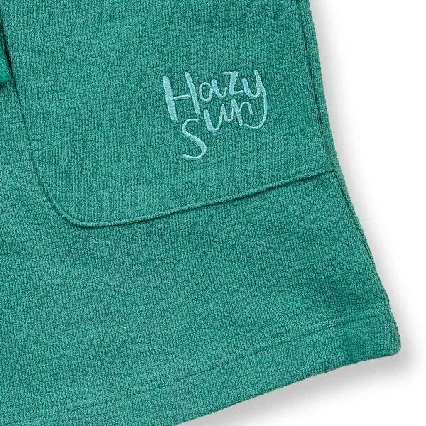 Sense Organics Sense Organics Kinder Shorts, Modell MAKU, Smaragdgrün, – Produktbild 4 von 4