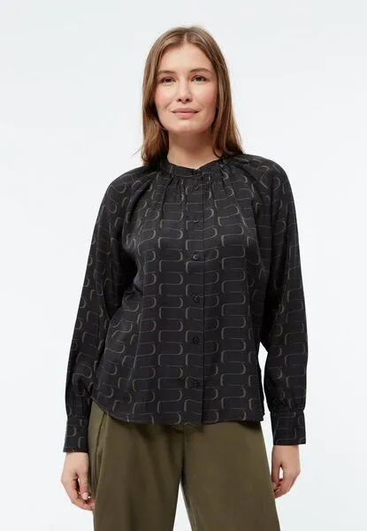 Givn Berlin Givn Berlin Bluse GBSMILLA mit Puffärmeln aus TENCEL mit Peach-Effekt, Rose, – Produktbild 2 von 8