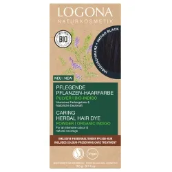LOGONA LOGONA Pflanzen-Haarfarbe-Pulver indigoschwarz – Produktbild 1 von 1