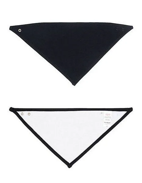 Babybugz Babybugz Baby Lätzchen Spucktuch beidseitig tragbar Vegan, White/black, – Produktbild 4 von 4