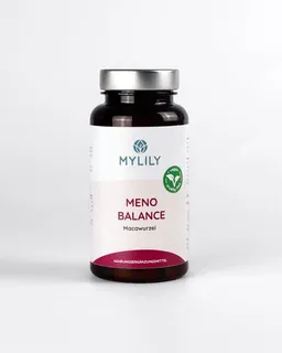 MYLILY MYLILY Meno Balance - Maca, Vitamin B6, Folsäure - 90 Kapseln - vegan, hochdosiert, pflanzlich – Produktbild 1 von 1