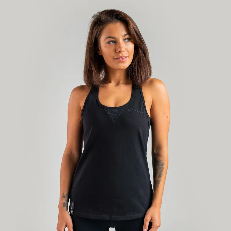 GymBeam OG1 STRIX Essential Tanktop für Frauen in Black S – Produktbild 1 von 1