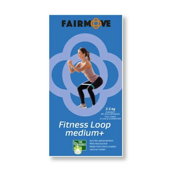Fair Move Fair Move Fitness Loop 1 Stück in 5 verschienenen Stärken, Blau, – Produktbild 2 von 4