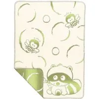 Richter Textilien Kuschel- und Krabbeldecke BW Bubbels greenolive 75 x 100 cm cm, ca. 450g/m² – Produktbild 1 von 1
