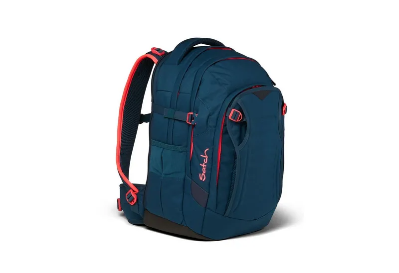 Satch Satch Schulranzen Schulrucksack MATCH Pink Phantom (1 Stück), Your-Size-System, ab 5. Klasse, Blau, – Produktbild 3 von 5