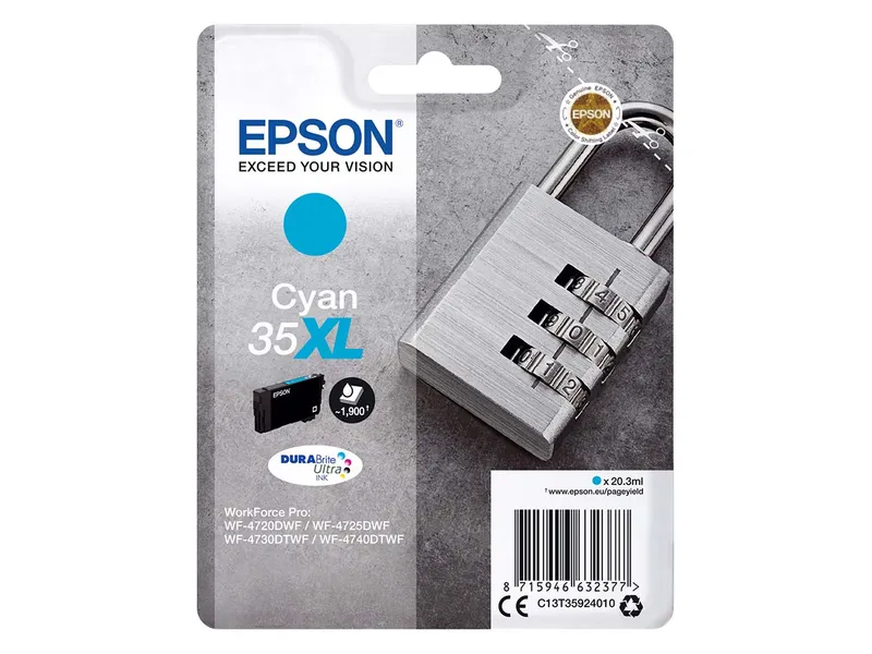Epson Epson Tintenpatrone T3592/ 35XL cyan – Produktbild 2 von 3