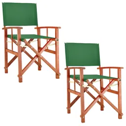 Casaria® Regiestuhl Cannes 2er-Set Grün Eukalyptus FSC®-zertifiziert – Produktbild 1 von 1