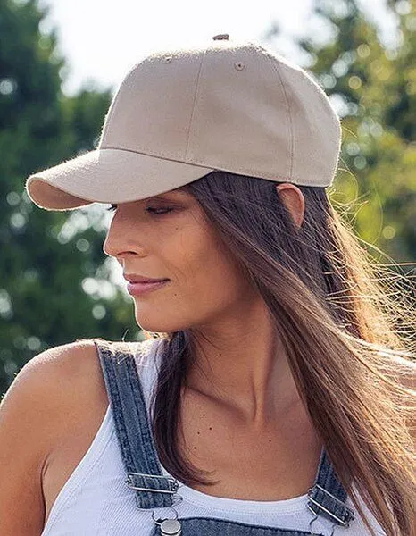 Atlantis Headwear Atlantis Headwear Joshua Cap Klassische Baseballkappe verstellbarer Klettverschluss, Khaki (braun), – Produktbild 3 von 3