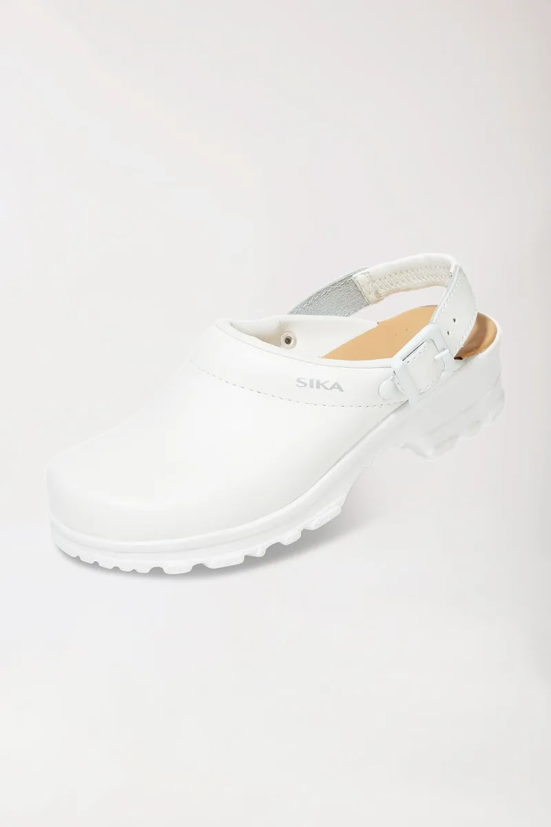BERUFSBEKLEIDUNG Berufs-Clog, weiß, Permair Leder Unisex, weiß - Berufsbekleidung.de, Weiß, – Produktbild 1 von 1