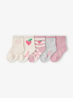 Vertbaudet 5er-Pack Baby Socken mit Herzmotiv – Produktbild 1 von 1