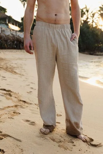 The View Yoga The View Yoga Teya Pants Beige (men), Beige, – Produktbild 1 von 3