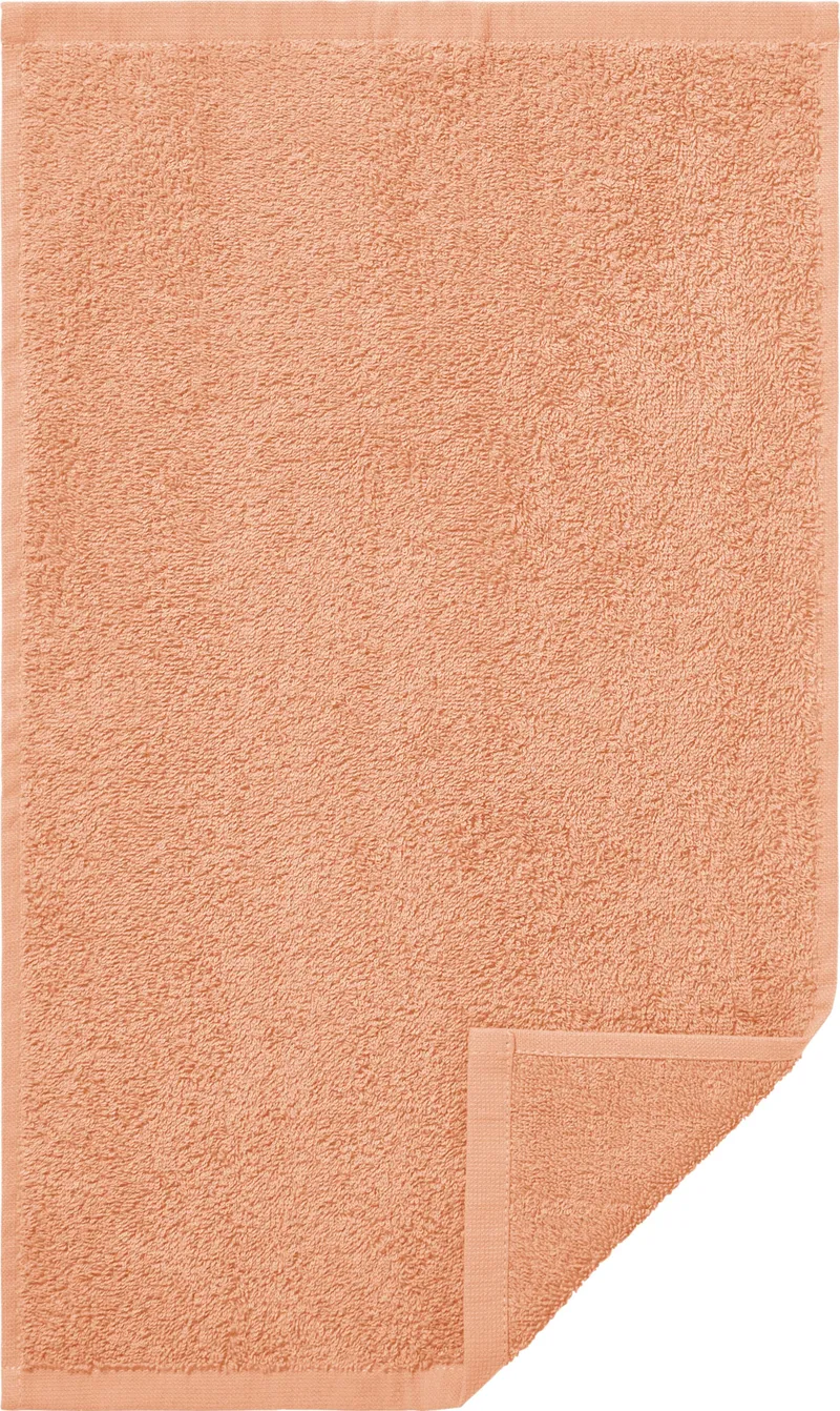 wäschepur Handtuch apricot, Apricot, – Produktbild 3 von 3