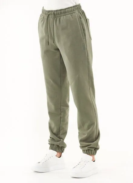 ORGANICATION ORGANICATION ESSENTIALS-PERRIE- Soft Touch Sweathose aus Bio-Baumwolle, Grün(olive), – Produktbild 3 von 3
