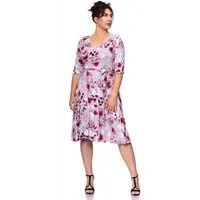 Ingoria Ingoria AVA wendbares Wickelkleid Langarm-Arm mit schwingendem Rock (Print) – Produktbild 1 von 1